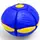 Мяч-трансформер, со светом "Flat Ball Disc: Мячик-фризби", синий