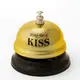 Звонок настольный KISS (золотой)