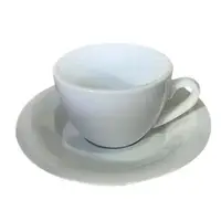 Чашка с блюдцем SNT 13629-06-00 190 мл белая