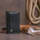 Горизонтальное портмоне из кожи унисекс на магните ST Leather 19331 Черное
