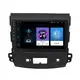 Штатная магнитола Lesko для Mitsubishi Outlander II Рестайлинг 2009-2013 экран 9" 1/16Gb/ Wi-Fi Optima GPS