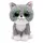 Мягкая игрушка TY Beanie Boos Серый кот 36581 15 см