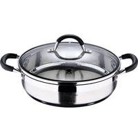 Сотейник с крышкой MasterPro Foodies collection BGMP-1503-BK 28 см серый