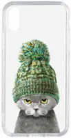 Чехол-накладка TOTO Acrylic+TPU Print Case Apple iPhone XS Max #7 Cat In Hat Transparent