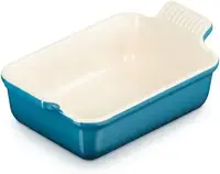 Форма для выпечки Le Creuset Deep Rectangular Dish 71102326420001 32 см 4 л глубокий бирюзовый