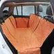 Манеж на заднее сиденье в авто для перевозки животных Оранжевый