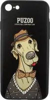 Чохол-накладка PUZOO Artdog Phone iPhone 7/8/SE 2020 Black Bean