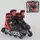 Роликовые коньки Best Roller (30-33) PVC колёса, свет на переднем колесе, в сумке Black/Red (98860)