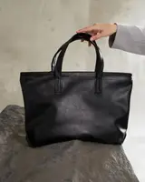 Сумка кожаная женская «Бенита» черная