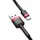 Кабель USB Baseus Cafule Type-C 3A 1m, Red+Black (CATKLF-B91)