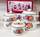Набір емальованих каструль 5 штук Higher Kitchen НК-309 КВІТИ