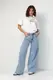 Женская футболка oversize с надписью Be good. Be bad. Just be - белый цвет, S
