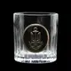 Набор бокалов для виски "ШЕВРОН ВМФ" Boss Crystal, 2 бокала, серебро, золото, чистый хрусталь