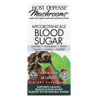 Натуральна добавка Host Defense MycoBotanicals Blood Sugar, 60 капсул