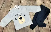 Утепленный костюм Bear голубой 1504, размер 80