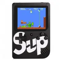 Ігрова консоль приставка з додатковим джойстиком dendy SEGA 400 ігор 8 Bit SUP Game чорний з чорним