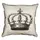 Подушка с мешковины Корона 45x45 см (45PHB_14M036)