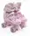Раздвижные ролики квады 67-83 М Best Roller колеса PU светящиеся. Pink (размер 34-38) (186064)