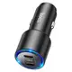 Адаптер автомобильный HOCO Clear way dual port PD car charger NZ3 |2Type-C, 40W/3A, PD/QC|