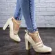 Женские лаковые туфли Fashion Sombra 2072 40 размер 25,5 см Бежевый