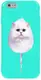 Чехол-накладка TOTO Pure TPU 2mm Print Case Apple iPhone 6/6s #9 Cat Candy Mint