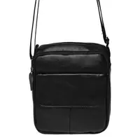 Чоловічі шкіряні сумки Borsa Leather K11031-black