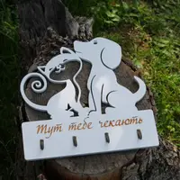 Настенные ключницы по дереву по доступным ценам, Ключница 27/2