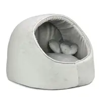Будка для собак и котів Ніжність сіра  №1 360х370х320