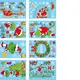 Набор новогодних наклеек на окно New Year 6 13785 20х30 см 8 листов