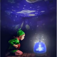 Проектор-ночник "Иллюзия" черный 3DTOYSLAMP