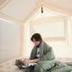 Спальный мешок Naturehike L150 NH20MSD05 (13°C) левый, темно-зеленый
