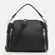 Женская кожаная сумка Borsa Leather K10018bl-black