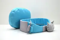 Лежак для собак і котів Комфорт літо блакитний