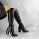 Ботфорты женские Fashion Riot 2159 40 размер 25,5 см Черный