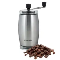 Кофемолка ручная Kamille KM-7029C-Silver 7.2х17.7 см серебристая