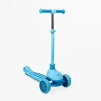 Самокат трехколесный Best Scooter J-70-011 колеса PU со светом складной руль. Blue (193228)