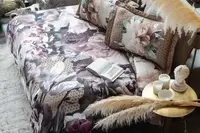 Valery 3D сатиновая постель. Евро размер. Pupilla Турция.