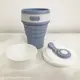 Кружка туристическая складная/силиконовая складная термокружка складная кружка для кофе Цвет: голубой