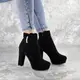 Ботильоны женские Fashion Trinket 2411 40 размер 25,5 см Черный