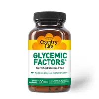 Витамины и минералы Country Life Glycemic Factors 100 таблеток