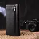 Женский кожаный кошелек для карт купюр и монет CANPELLINI 21658 Черный