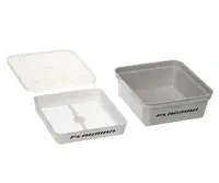 Коробка для наживки Flagman (сито. кришка) 12x12 см GREY (MMI0025)