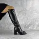 Ботфорты женские Fashion Lippy 2312 39 размер 25 см Черный