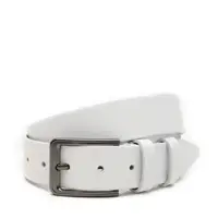 Мужской кожаный ремень V1115GX36-white