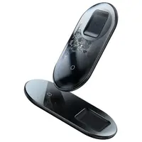 Бездротовий зарядний пристрій Baseus Simple 2in1 Pro Edition, Transparent (WXJK-CA02)