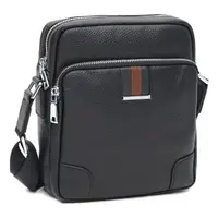 Мужская кожаная сумка Ricco Grande K16615B-black