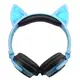 Наушники LINX BL108A Bluetooth наушники с кошачьими ушками LED Синие