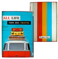 Обложка на паспорт All life this big travel (ткань)