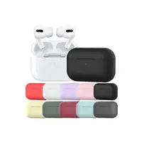 Силіконовий чохол для навушників pods PRO (Чорний)