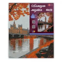 Алмазна мозаїка на підрамнику Santi Осінній Лондон 956060 40х50 см